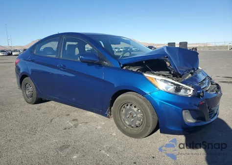 2015 Hyundai Accent Gls from USA, damaged, VIN KMHCT4AE0FU817794